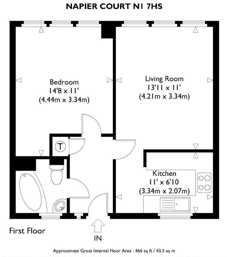 1 Bedroom Flat Close To City With Free Parking Arrangement London Eksteriør billede